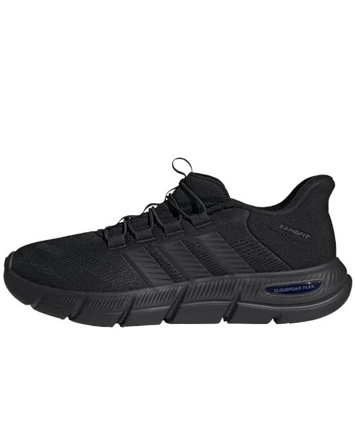 adidas(アディダス)の「アディダス adidas CLOUDFOAM フレックス ラピッドフィット(スニーカー・メンズ・ブラック×ブラック・25.0cm/25.5cm/26.0cm/26.5cm/27.0cm/27.5cm/28.0cm)」の1枚目の写真