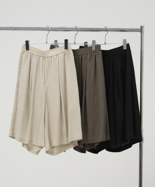 lit(リット)の「Linen Easy Half Pants(その他パンツ・レディース・ベージュ/モカ/ブラック・FREE)」の2枚目の写真