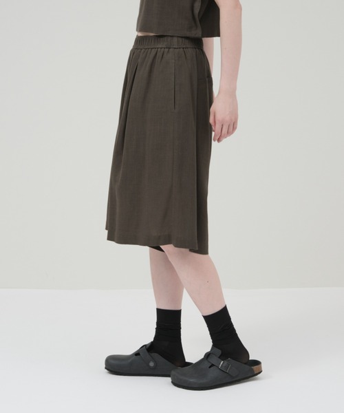 lit(リット)の「Linen Easy Half Pants(その他パンツ・レディース・ベージュ/モカ/ブラック・FREE)」の8枚目の写真