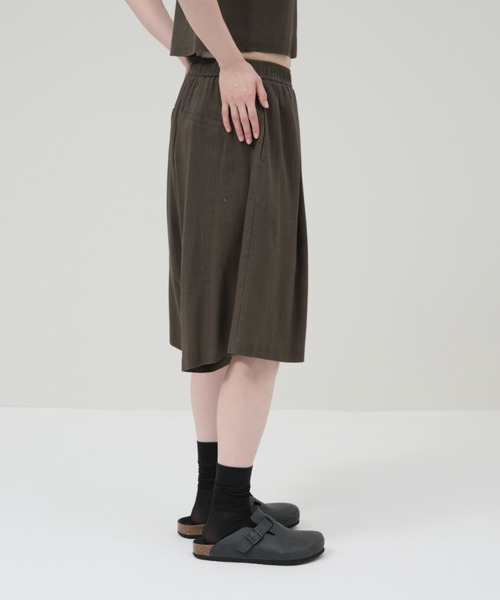 lit(リット)の「Linen Easy Half Pants(その他パンツ・レディース・ベージュ/モカ/ブラック・FREE)」の7枚目の写真