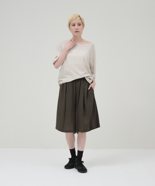 lit(リット)の「Linen Easy Half Pants(その他パンツ・レディース・ベージュ/モカ/ブラック・FREE)」の17枚目の写真