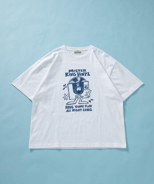 URBAN RESEARCH Sonny Label(アーバンリサーチサニーレーベル)の「HIROCKSHOWコラボTシャツ MISTER(Tシャツ/カットソー・メンズ・ブラック/ホワイト/ブラウン系その他・MEDIUM/LARGE)」の1枚目の写真
