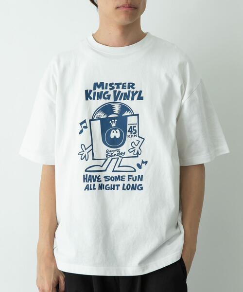 URBAN RESEARCH Sonny Label(アーバンリサーチサニーレーベル)の「HIROCKSHOWコラボTシャツ MISTER(Tシャツ/カットソー・メンズ・ブラック/ホワイト/ブラウン系その他・MEDIUM/LARGE)」の5枚目の写真