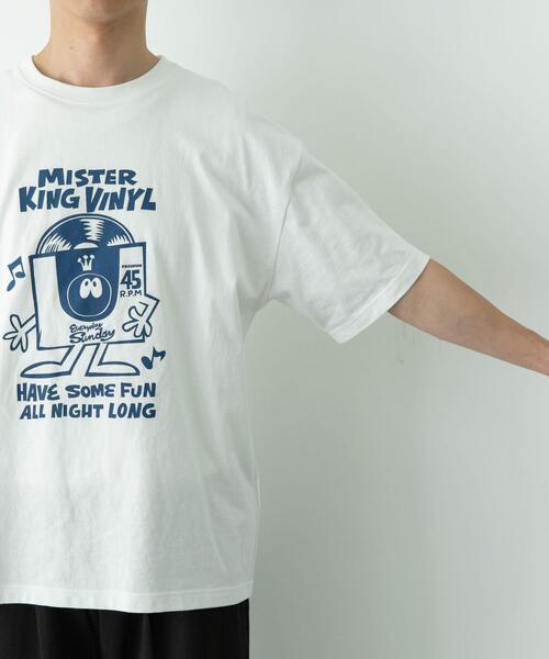 URBAN RESEARCH Sonny Label(アーバンリサーチサニーレーベル)の「HIROCKSHOWコラボTシャツ MISTER(Tシャツ/カットソー・メンズ・ブラック/ホワイト/ブラウン系その他・MEDIUM/LARGE)」の10枚目の写真