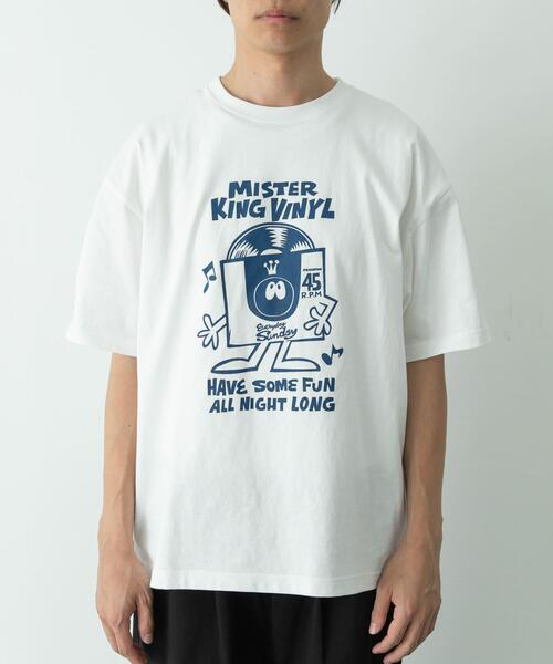 URBAN RESEARCH Sonny Label(アーバンリサーチサニーレーベル)の「HIROCKSHOWコラボTシャツ MISTER(Tシャツ/カットソー・メンズ・ブラック/ホワイト/ブラウン系その他・MEDIUM/LARGE)」の11枚目の写真