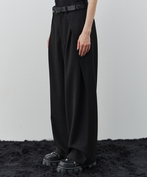 AIVER(アイバー)の「AIVER オーバータックスラックス(スラックス・メンズ・グレー/ブラック/ダークグレー・LARGE/MEDIUM/SMALL)」の9枚目の写真
