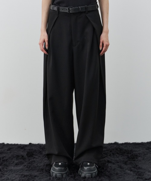 AIVER(アイバー)の「AIVER オーバータックスラックス(スラックス・メンズ・グレー/ブラック/ダークグレー・LARGE/MEDIUM/SMALL)」の8枚目の写真