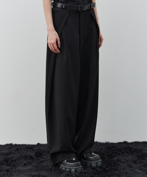AIVER(アイバー)の「AIVER オーバータックスラックス(スラックス・メンズ・グレー/ブラック/ダークグレー・LARGE/MEDIUM/SMALL)」の13枚目の写真