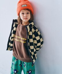 p.premier | 総柄とマルチカラーのファーフリースジャケット 全7色(ブルゾン)