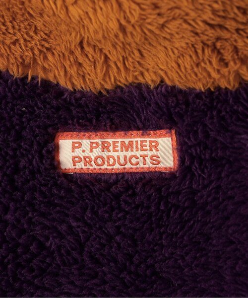 p.premier(ピードットプルミエ)の「総柄とマルチカラーのファーフリースジャケット 全7色(ブルゾン・キッズ・ブラウン/チャコール/レッド/ベージュ/グリーン/キャメル/パープル・130/110/120/90/100/80/140)」の12枚目の写真