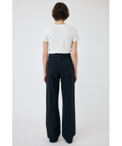 MOUSSY(マウジー)の「HIGH WAIST BLACK STRAIGHT(デニムパンツ・レディース・ブラック・26inch/25inch/24inch/23inch)」の6枚目の写真
