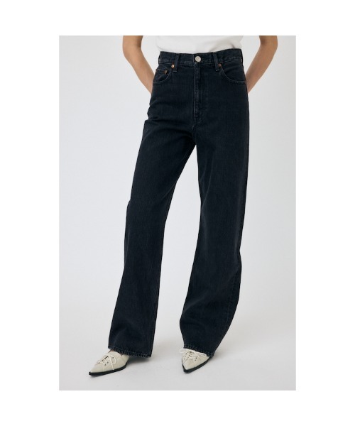 MOUSSY(マウジー)の「HIGH WAIST BLACK STRAIGHT(デニムパンツ・レディース・ブラック・26inch/25inch/24inch/23inch)」の19枚目の写真