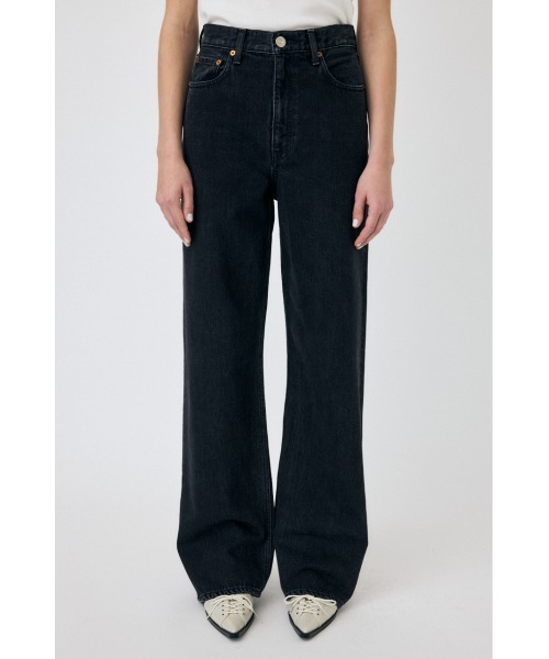 MOUSSY(マウジー)の「HIGH WAIST BLACK STRAIGHT(デニムパンツ・レディース・ブラック・26inch/25inch/24inch/23inch)」の20枚目の写真