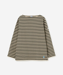 ORCIVAL | コットンロード ボートネック フレンチバスクTシャツ MEN