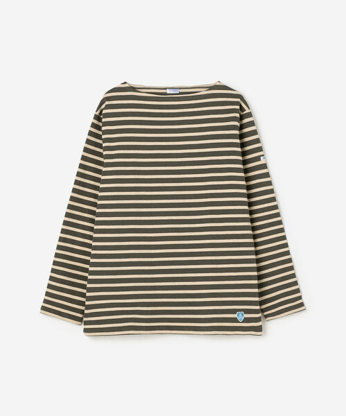 ORCIVAL(オーシバル)の「ORCIVAL | コットンロード ボートネック フレンチバスクTシャツ MEN(Tシャツ/カットソー・メンズ・ホワイト系その他5/パープル/ブラック系その他/ダークブラウン/ブルー系その他5/レッド系その他/グレー系その他2/グレー系その他/パープル系その他/グレー系その他3/ブラウン系その他/ブラック/アイボリー・4/5/3/6)」の5枚目の写真