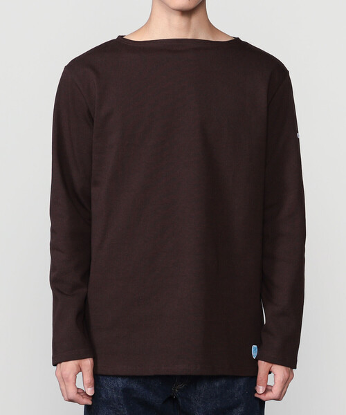 ORCIVAL(オーシバル)の「ORCIVAL | コットンロード ボートネック フレンチバスクTシャツ MEN(Tシャツ/カットソー・メンズ・ホワイト系その他5/パープル/ブラック系その他/ダークブラウン/ブルー系その他5/レッド系その他/グレー系その他2/グレー系その他/パープル系その他/グレー系その他3/ブラウン系その他/ブラック/アイボリー・4/5/3/6)」の8枚目の写真