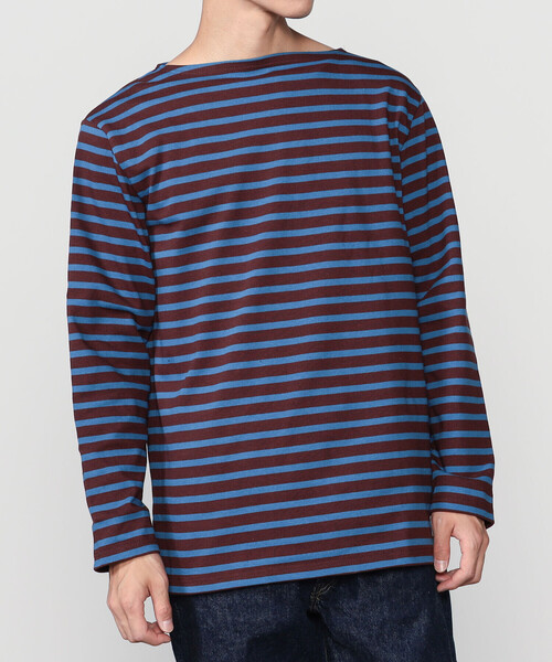 ORCIVAL(オーシバル)の「ORCIVAL | コットンロード ボートネック フレンチバスクTシャツ MEN(Tシャツ/カットソー・メンズ・ホワイト系その他5/パープル/ブラック系その他/ダークブラウン/ブルー系その他5/レッド系その他/グレー系その他2/グレー系その他/パープル系その他/グレー系その他3/ブラウン系その他/ブラック/アイボリー・4/5/3/6)」の9枚目の写真