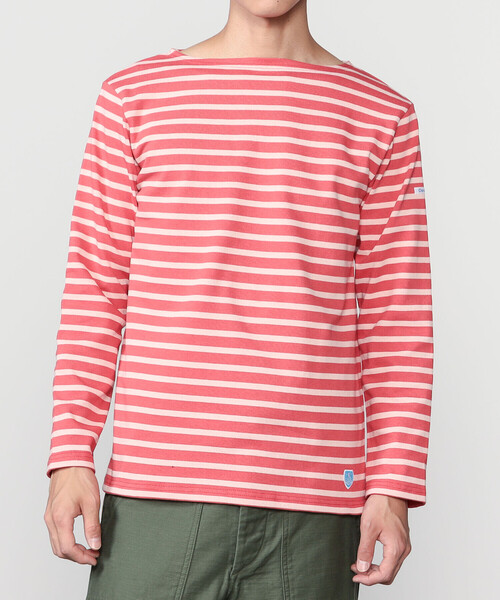 ORCIVAL(オーシバル)の「ORCIVAL | コットンロード ボートネック フレンチバスクTシャツ MEN(Tシャツ/カットソー・メンズ・ホワイト系その他5/パープル/ブラック系その他/ダークブラウン/ブルー系その他5/レッド系その他/グレー系その他2/グレー系その他/パープル系その他/グレー系その他3/ブラウン系その他/ブラック/アイボリー・4/5/3/6)」の13枚目の写真