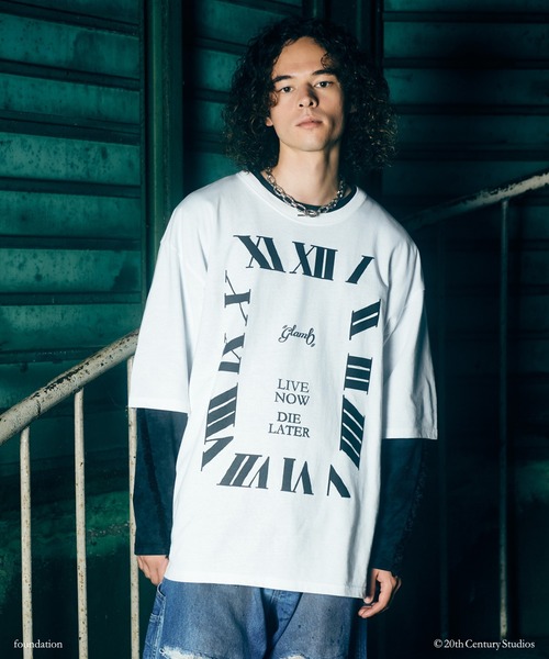 glamb(グラム)の「Timepiece T-Shirt / タイムピースTシャツ(Tシャツ/カットソー・メンズ・ホワイト/ブラック・S/L/M)」の9枚目の写真