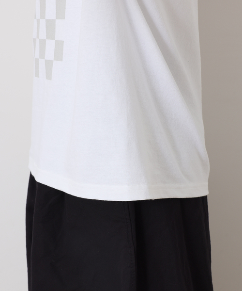 JOURNAL STANDARD LUXE(ジャーナルスタンダード ラックス)の「MATEY's プリントT(チェッカー)(Tシャツ/カットソー・レディース・ライトグレー/ホワイト・FREE)」の3枚目の写真