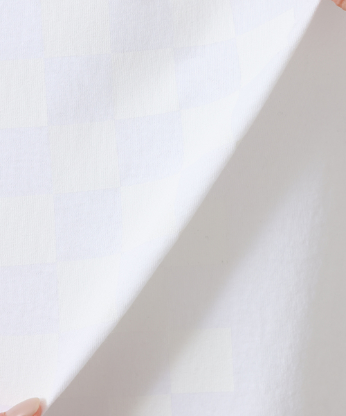 JOURNAL STANDARD LUXE(ジャーナルスタンダード ラックス)の「MATEY's プリントT(チェッカー)(Tシャツ/カットソー・レディース・ライトグレー/ホワイト・FREE)」の8枚目の写真
