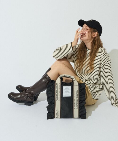 CIAOPANIC TYPY(チャオパニックティピー)の「【WEB限定】エンジニアロングブーツ(ブーツ・レディース・ブラック/ブラウン・SMALL/MEDIUM/LARGE)」の17枚目の写真