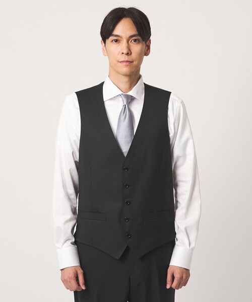 A DAY IN THE LIFE UNITED ARROWS(アデイインザライフユナイテッドアローズ)の「サージ ベスト-3ピース対応-<A DAY IN THE LIFE>(ベスト・メンズ・ブラック/ネイビー/ダークグレー・48/50/46/52)」の7枚目の写真