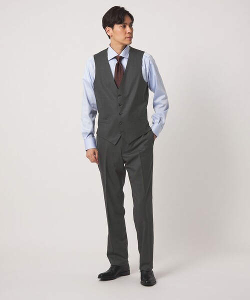 A DAY IN THE LIFE UNITED ARROWS(アデイインザライフユナイテッドアローズ)の「サージ ベスト-3ピース対応-<A DAY IN THE LIFE>(ベスト・メンズ・ブラック/ネイビー/ダークグレー・48/50/46/52)」の12枚目の写真