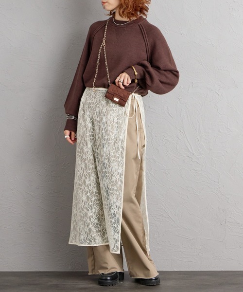 VELETTO（ベレット）の「[VELETTO/ベレット] フェイクスエード キルティングミニショルダーバッグ（ショルダーバッグ・レディース・ブラウン/ダークブラウン/キャメル・F）」の9枚目の写真