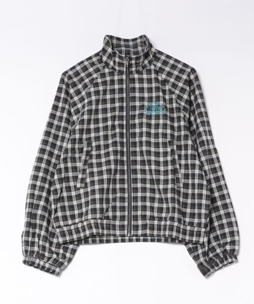 VANS(バンズ)の「VANS ヴァンズ W CHECK ZIP BLOUSON アウター 126K3090801 ABC-MART限定 NAVY(その他アウター・レディース・ブルー・SMALL/MEDIUM)」の1枚目の写真