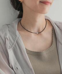 URBAN RESEARCH DOORS | ステンレストップガラスビーズネックレス(ネックレス)