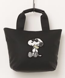 【1PIU1UGUALE3 RELAX】SNOOPY & WOODSTOCK LINESTONE BAG