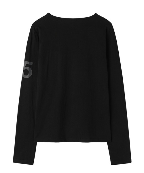Openyard(オープンヤード)の「『Openyard/オープンヤード』SLIT NECK HORSE LONG SLEEVE TEE/スリットネックホース長袖Tシャツ(Tシャツ/カットソー・メンズ・ブラック/ホワイト・S/M/L)」の13枚目の写真