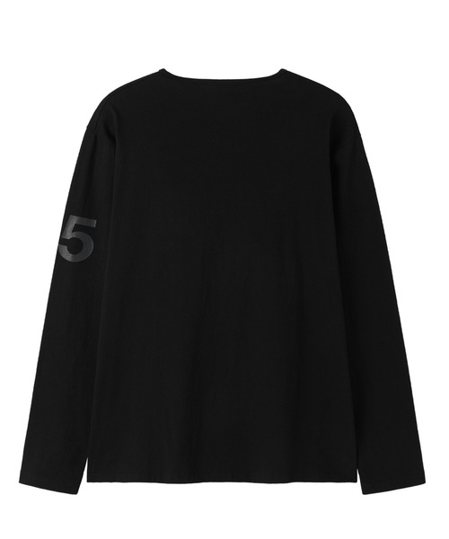 Openyard(オープンヤード)の「『Openyard/オープンヤード』SLIT NECK HORSE LONG SLEEVE TEE/スリットネックホース長袖Tシャツ(Tシャツ/カットソー・メンズ・ブラック/ホワイト・S/M/L)」の15枚目の写真