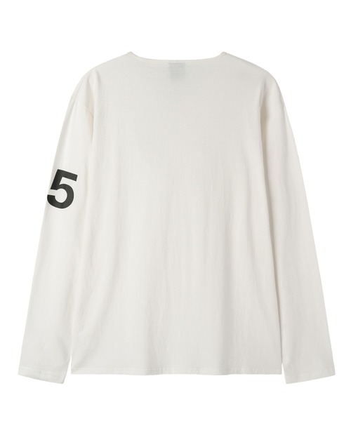 Openyard(オープンヤード)の「『Openyard/オープンヤード』SLIT NECK HORSE LONG SLEEVE TEE/スリットネックホース長袖Tシャツ(Tシャツ/カットソー・メンズ・ブラック/ホワイト・S/M/L)」の20枚目の写真