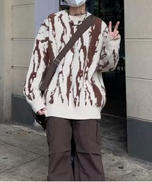 DSグラフィックルーズニット