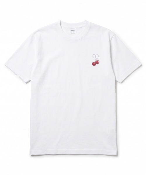 rehacer(レアセル)の「rehacer TEE : Cherry Heart TEE / チェリー ハート T-Shirt(Tシャツ/カットソー・メンズ・ブラック・MEDIUM/LARGE/X-LARGE)」の3枚目の写真