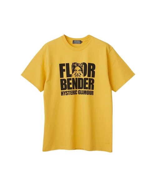 HYSTERIC GLAMOUR(ヒステリックグラマー)の「FLOOR BENDER Tシャツ(Tシャツ/カットソー・メンズ・イエロー/ブラック/ホワイト・SMALL/MEDIUM/LARGE/X-LARGE)」の3枚目の写真