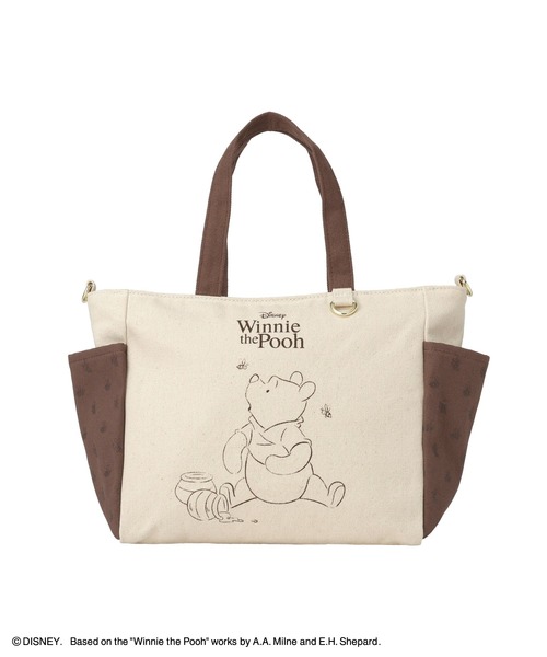 Disney(ディズニー)の「Winnie the Pooh/2Wayトートバッグ(トートバッグ・レディース・ベージュ・FREE)」の9枚目の写真