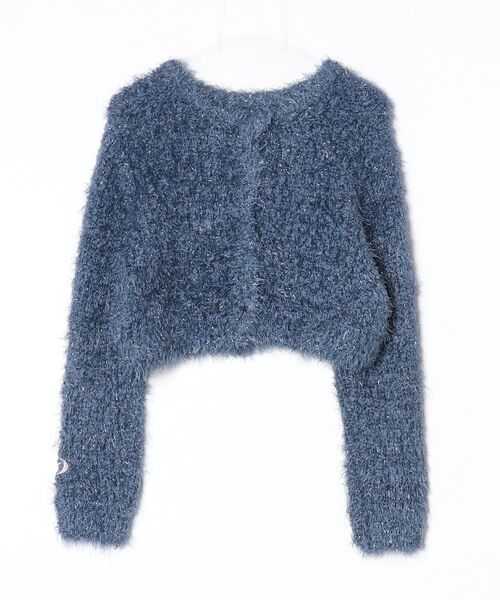 younger song(ヤンガーソング)の「yung logo 2way lame cardigan(カーディガン/ボレロ・メンズ・グレー/Beige/Navy・フリー)」の3枚目の写真