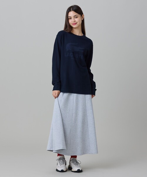 LACOSTE(ラコステ)の「ダブルフェイス マーメイドスカート(スカート・レディース・ダークネイビー/ライトグレー・40/34/38/36)」の19枚目の写真