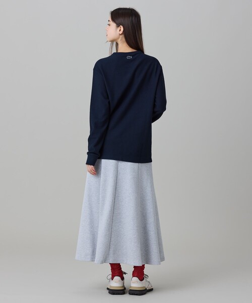 LACOSTE(ラコステ)の「ダブルフェイス マーメイドスカート(スカート・レディース・ダークネイビー/ライトグレー・40/34/38/36)」の21枚目の写真