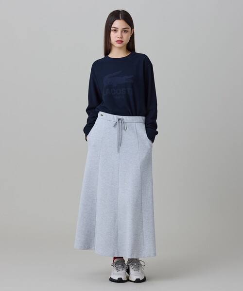 LACOSTE(ラコステ)の「ダブルフェイス マーメイドスカート(スカート・レディース・ダークネイビー/ライトグレー・40/34/38/36)」の22枚目の写真