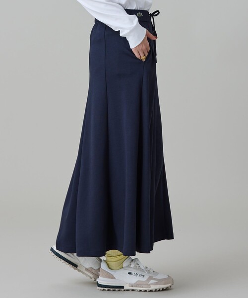 LACOSTE(ラコステ)の「ダブルフェイス マーメイドスカート(スカート・レディース・ダークネイビー/ライトグレー・40/34/38/36)」の7枚目の写真