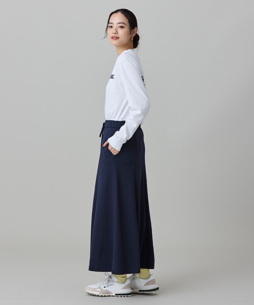 LACOSTE(ラコステ)の「ダブルフェイス マーメイドスカート(スカート・レディース・ダークネイビー/ライトグレー・40/34/38/36)」の9枚目の写真