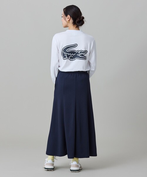 LACOSTE(ラコステ)の「ダブルフェイス マーメイドスカート(スカート・レディース・ダークネイビー/ライトグレー・40/34/38/36)」の10枚目の写真