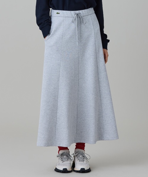 LACOSTE(ラコステ)の「ダブルフェイス マーメイドスカート(スカート・レディース・ダークネイビー/ライトグレー・40/34/38/36)」の1枚目の写真