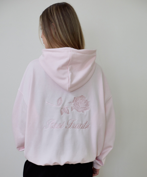 ROSEFRANTZ（ロゼフランツ）の「Back Rose Embroidery Hoodie [Pink]（パーカー・レディース・PINK・S/M/XS/S）」の11枚目の写真