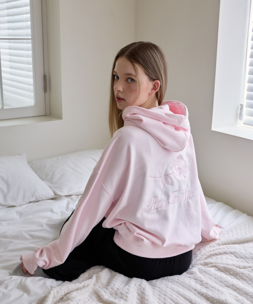 ROSEFRANTZ（ロゼフランツ）の「Back Rose Embroidery Hoodie [Pink]（パーカー・レディース・PINK・S/M/XS/S）」の13枚目の写真