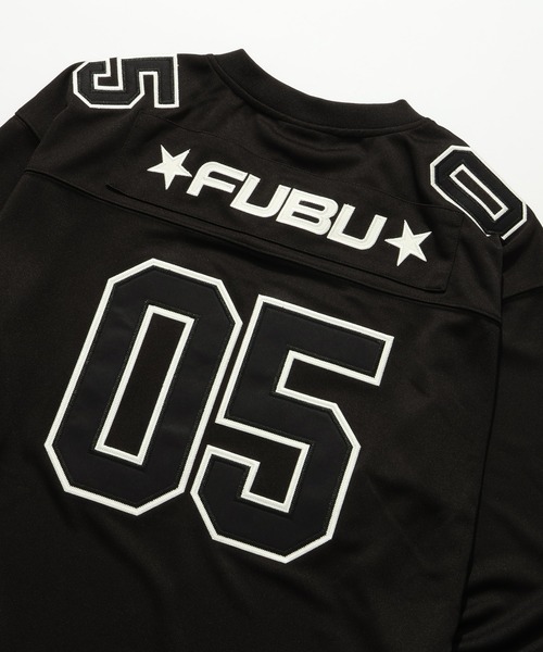 FUBU（ フブ）の「【FUBU/フブ】Game Shirts/ナンバリング フットボールゲームシャツ（Tシャツ/カットソー・メンズ・ブラック/カモフラージュ・M/XL/XXL/L）」の8枚目の写真